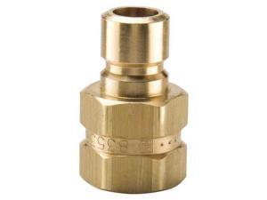 PARKER BPN352F Coupler Nipple, 1/4-18, 3/8 In. Body, Brass PARKER BPN352F Coupler Nipple, 1/4-18, 3/8 In. Body, Brass