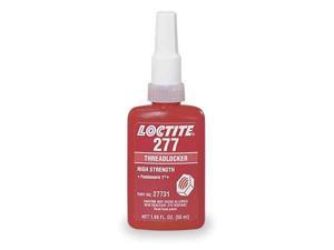 LOCTITE 27741 Threadlocker 277, 250mL Bottle, Red LOCTITE 27741 Threadlocker 277, 250mL Bottle, Red