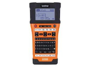 BROTHER PT E500 Handheld Label Maker, Orange, LCD BROTHER PT E500 Handheld Label Maker, Orange, LCD