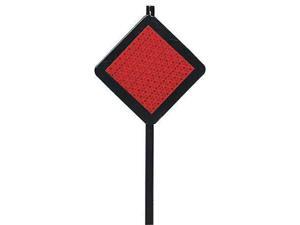 INCOM MANUFACTURING 711 Reflective Driveway Marker, Red, 48 In H INCOM MANUFACTURING 711 Reflective Driveway Marker, Red, 48 In H