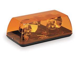 GROTE 76803 Mini Lightbar, Yellow, Permanent, Halogen GROTE 76803 Mini Lightbar, Yellow, Permanent, Halogen