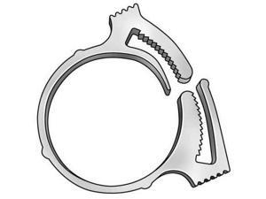 22HC0344 Hose Clamp, Nylon, Max 0.406 In, PK10 22HC0344 Hose Clamp, Nylon, Max 0.406 In, PK10