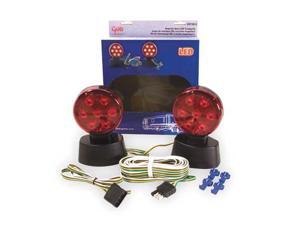 GROTE 65720-5 Towing Kit,Magnetic Base,LED,12 Volt GROTE 65720-5 Towing Kit,Magnetic Base,LED,12 Volt