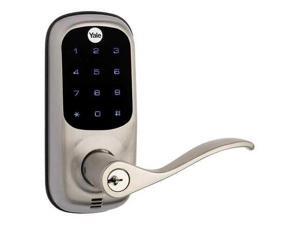 YALE REAL LIVING YRL220NCR619 Door Lever Lockset, Electronic Keypad YALE REAL LIVING YRL220NCR619 Door Lever Lockset, Electronic Keypad