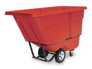 RUBBERMAID FG130500RED Tilt Truck,Standard,1/2 cu. yd.,Red RUBBERMAID FG130500RED Tilt Truck,Standard,1/2 cu. yd.,Red