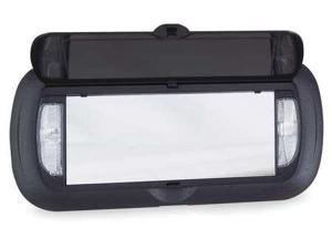 BELL 00449-8 Large Visor Mirror,Clip-On/Lighted BELL 00449-8 Large Visor Mirror,Clip-On/Lighted