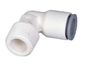 White Fixed Elbow, 90 Degrees, Nylon, 6579 56 18WP2, Parker White Fixed Elbow, 90 Degrees, Nylon, 6579 56 18WP2, Parker