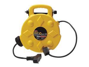 BAYCO SL8903 Cord Reel, 50 ft, 14/3, SJTW, Yellow BAYCO SL8903 Cord Reel, 50 ft, 14/3, SJTW, Yellow