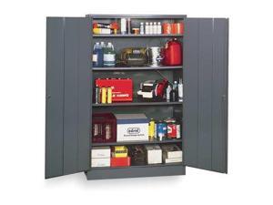 EDSAL 1UFE6 Storage Cabinet, Gray, 78 In H, 48 In W EDSAL 1UFE6 Storage Cabinet, Gray, 78 In H, 48 In W