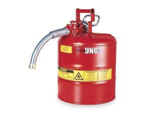 JUSTRITE 7250120 Type II Safety Can, Red, 171/2 In., 5 gal. JUSTRITE 7250120 Type II Safety Can, Red, 171/2 In., 5 gal.