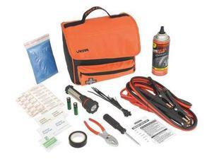 VICTOR 22-5-65102-8 Roadside Emergency Kit/Triangle, 57 Piece VICTOR 22-5-65102-8 Roadside Emergency Kit/Triangle, 57 Piece