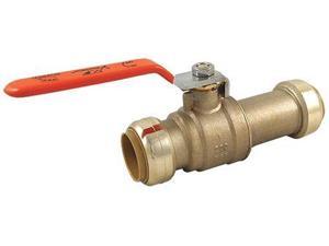 SHARKBITE 24737LF Ball Valve, Brass, Push-Fit, 1 in., 200 psi SHARKBITE 24737LF Ball Valve, Brass, Push-Fit, 1 in., 200 psi
