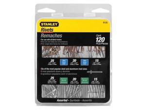 STANLEY R120 Rivet, Blind, 1/8In, Steel, PK120 STANLEY R120 Rivet, Blind, 1/8In, Steel, PK120