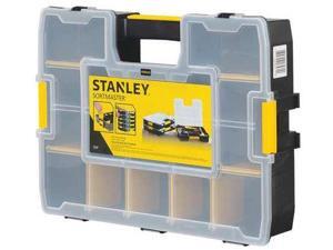 STANLEY STST14027 Adjustable Compartment Box, Plastic, Black STANLEY STST14027 Adjustable Compartment Box, Plastic, Black