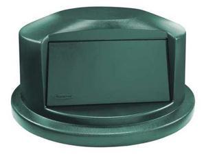 RUBBERMAID 1834838 Trash Can Top, Dark Green, 24-13/16 in. L RUBBERMAID 1834838 Trash Can Top, Dark Green, 24-13/16 in. L