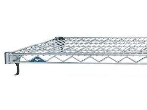 METRO A1424NC Wire Shelf,14x24 in.,Chrome Plated,PK4 METRO A1424NC Wire Shelf,14x24 in.,Chrome Plated,PK4