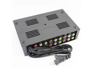 RCA Audio Video Amplifier Splitter YS400 4 Load Video 1 In 4 Out 4 Port Audio Amp Splitter Distribution box for TV DVD LCD RCA Audio Video Amplifier Splitter YS400 4 Load Video 1 In 4 Out 4 Port Audio Amp Splitter Distribution box for TV DVD LCD
