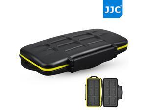 JJC Water-resistant Shockproof SD Card Holder Storage Camera Memory Card Bag Case Protector Cover For 12 SD+12 Micro SD Cards JJC Water-resistant Shockproof SD Card Holder Storage Camera Memory Card Bag Case Protector Cover For 12 SD+12 Micro SD Cards