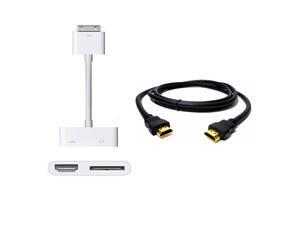 Apple Digital AV Adapter - HDMI for Audio/Video Device, TV, iPod, iPhone, iPad w/ HDMI cable included Apple Digital AV Adapter - HDMI for Audio/Video Device, TV, iPod, iPhone, iPad w/ HDMI cable included