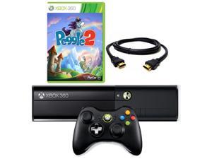 Microsoft Black Xbox 360 4GB Gaming Console w/ Wireless Controller HDMI and Peggle 2 Game Bundle Microsoft Black Xbox 360 4GB Gaming Console w/ Wireless Controller HDMI and Peggle 2 Game Bundle