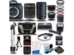 Canon EOS 7D Mark II DSLR Camera with EF-S 18-135mm IS STM + 55-250mm IS STM 4 Lens Bundle Kit + 16GB + Reader + Extra Battery & Charger + Case + Filters + Adapters + 2 Tripods + More Canon EOS 7D Mark II DSLR Camera with EF-S 18-135mm IS STM + 55-250mm IS STM 4 Lens Bundle Kit + 16GB + Reader + Extra Battery & Charger + Case + Filters + Adapters + 2 Tripods + More