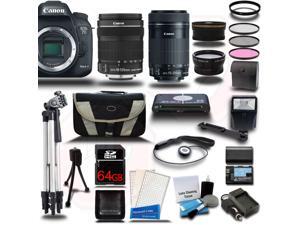 Canon EOS 7D Mark II DSLR Camera with EF-S 18-135mm IS STM + 55-250mm IS STM 4 Lens Bundle Kit + 64GB + Reader + Extra Battery & Charger + Case + Filters + Adapters + 2 Tripods + More Canon EOS 7D Mark II DSLR Camera with EF-S 18-135mm IS STM + 55-250mm IS STM 4 Lens Bundle Kit + 64GB + Reader + Extra Battery & Charger + Case + Filters + Adapters + 2 Tripods + More