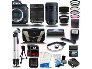 Canon EOS 7D Mark II DSLR Camera with EF-S 18-135mm IS STM + 55-250mm IS STM 4 Lens Bundle Kit + 128GB + Reader + Extra Battery & Charger + Case + Filters + Adapters + 2 Tripods + More Canon EOS 7D Mark II DSLR Camera with EF-S 18-135mm IS STM + 55-250mm IS STM 4 Lens Bundle Kit + 128GB + Reader + Extra Battery & Charger + Case + Filters + Adapters + 2 Tripods + More