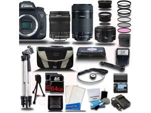 Canon EOS 7D Mark II DSLR Camera with 18-135 + 55-250mm STM + 50mm 5 Lens Pro Camera Kit + 128GB Canon EOS 7D Mark II DSLR Camera with 18-135 + 55-250mm STM + 50mm 5 Lens Pro Camera Kit + 128GB