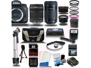 Canon EOS 7D Mark II DSLR Camera with 18-135mm + EF-S 55-250mm STM 4 Lens Camera Kit + 64GB Canon EOS 7D Mark II DSLR Camera with 18-135mm + EF-S 55-250mm STM 4 Lens Camera Kit + 64GB
