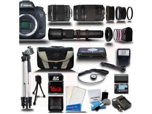 Canon EOS 7D Mark II DSLR Camera with 18-135mm + 75-300 + 500mm 5 Lens Pro Camera Bundle Kit + 16GB Canon EOS 7D Mark II DSLR Camera with 18-135mm + 75-300 + 500mm 5 Lens Pro Camera Bundle Kit + 16GB