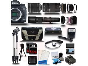 Canon EOS 7D Mark II DSLR Camera with 18-135mm + 75-300 + 500mm 5 Lens Pro Camera Bundle Kit + 128GB Canon EOS 7D Mark II DSLR Camera with 18-135mm + 75-300 + 500mm 5 Lens Pro Camera Bundle Kit + 128GB