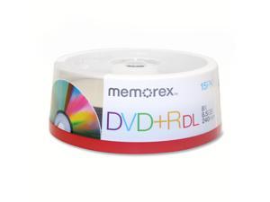 Memorex DVD Recordable Media - DVD+R DL - 8x - 8.50 GB - 15 Pack Spindle Memorex DVD Recordable Media - DVD+R DL - 8x - 8.50 GB - 15 Pack Spindle