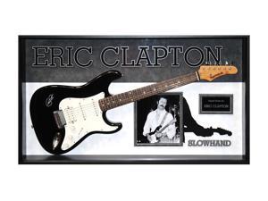 Eric Clapton Autographed Slowhand Signed Guitar in Framed Case Eric Clapton Autographed Slowhand Signed Guitar in Framed Case