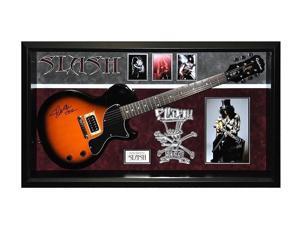Slash Original Autographed Signed Guitar in Framed Case COA Slash Original Autographed Signed Guitar in Framed Case COA