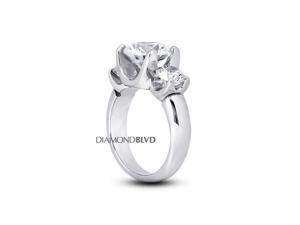 0.97 CTW D-VS2 EX Round Earth Mined Diamonds 18K 4-Prong Wide Band 3-Stone Ring 5.6gr 0.97 CTW D-VS2 EX Round Earth Mined Diamonds 18K 4-Prong Wide Band 3-Stone Ring 5.6gr
