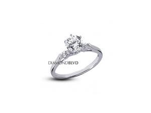 1.00 CTW J-SI3 VG Round Earth Mined Diamonds 14K Half Bezel Tension 3-Stone Ring 4.2gr 1.00 CTW J-SI3 VG Round Earth Mined Diamonds 14K Half Bezel Tension 3-Stone Ring 4.2gr