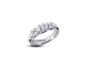 1.57 CTW H-SI2 EX Round Earth Mined Diamonds 14K Half Bezel Classic Tension 3-Stone Ring 6.4gr 1.57 CTW H-SI2 EX Round Earth Mined Diamonds 14K Half Bezel Classic Tension 3-Stone Ring 6.4gr