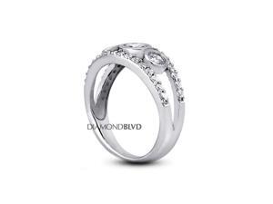 1.70 CTW G-SI2 EX Round Earth Mined Diamonds 18K Bezel Split Wide Band 3-Stone Ring 6.7gr 1.70 CTW G-SI2 EX Round Earth Mined Diamonds 18K Bezel Split Wide Band 3-Stone Ring 6.7gr