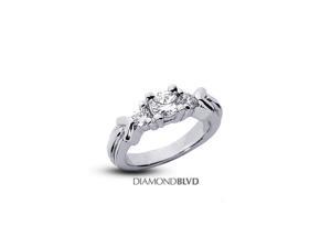 0.93 CTW H-SI1 Ideal Round Earth Mined Diamonds 18K 4-Prong Vintage Basket 3-Stone Ring 7.3gr 0.93 CTW H-SI1 Ideal Round Earth Mined Diamonds 18K 4-Prong Vintage Basket 3-Stone Ring 7.3gr