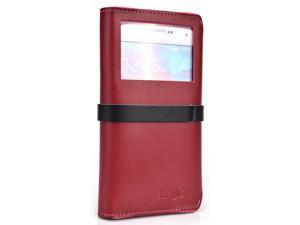 Kroo Red Windowed Soft Case For Smartphones Up To 5.9 inches Kroo Red Windowed Soft Case For Smartphones Up To 5.9 inches