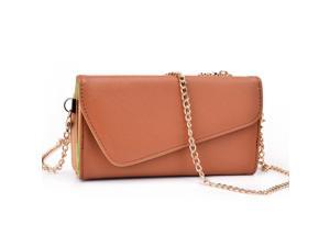 Kroo Brown and Taupe Clutch Wallet for Smartphone / Phablet Up To 6.3 Inch Kroo Brown and Taupe Clutch Wallet for Smartphone / Phablet Up To 6.3 Inch