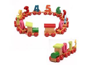 Baby Toddlers Children Wooden Digital Small Train 0-9 Number Educational Toy Baby Toddlers Children Wooden Digital Small Train 0-9 Number Educational Toy