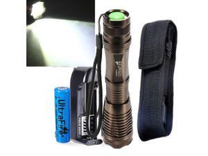 New 2000LM Zoomable CREE XM-L T6 LED Flashlight Torch Light Lamp+18650 Battery+Holder New 2000LM Zoomable CREE XM-L T6 LED Flashlight Torch Light Lamp+18650 Battery+Holder