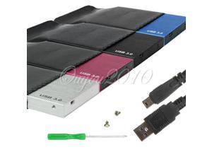 New Flower Aluminum USB 2.0/3.0 2.5" SATA HDD External Hard Drive Case Hard Drive Disk Case Box Enclosure External With Mini Screwdriver New Flower Aluminum USB 2.0/3.0 2.5" SATA HDD External Hard Drive Case Hard Drive Disk Case Box Enclosure External With Mini Screwdriver