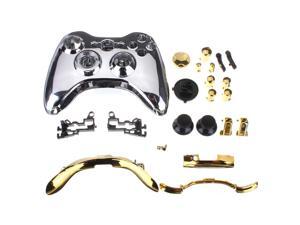 New Great Replacement Set Full Shell Cover Case + Buttons Silver for Xbox 360 Wireless Controller New Great Replacement Set Full Shell Cover Case + Buttons Silver for Xbox 360 Wireless Controller