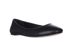 Via Spiga Lilac2 Perforated Ballet Flats - Black Leather, 6 M US / 36 EU Via Spiga Lilac2 Perforated Ballet Flats - Black Leather, 6 M US / 36 EU