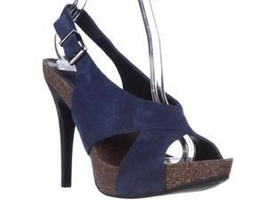 BCBGeneration Greer Slingback Platform Sandals - Blue Night, 10 M US / 40 EU BCBGeneration Greer Slingback Platform Sandals - Blue Night, 10 M US / 40 EU