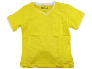 Smith's American Little Boys' Classic V-Neck T-Shirt With Chest Pocket, Yellow, 3T Smith's American Little Boys' Classic V-Neck T-Shirt With Chest Pocket, Yellow, 3T