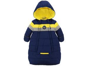iXtreme Baby Boys Snowsuit Colorblock Stripes Puffer Carbag, Navy, 3-6 Months iXtreme Baby Boys Snowsuit Colorblock Stripes Puffer Carbag, Navy, 3-6 Months