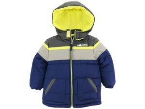 iXtreme Little Boys' Toddler Cut and Sew Colorblock Puffer Winter Jacket, Navy, 3T iXtreme Little Boys' Toddler Cut and Sew Colorblock Puffer Winter Jacket, Navy, 3T